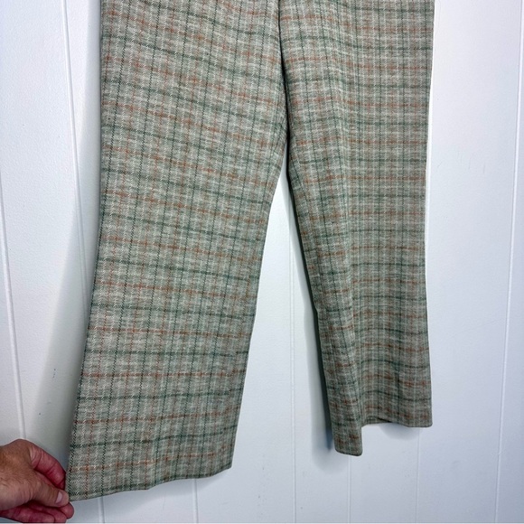 Vintage 70s Sears Kings Road Double Knit Flare Pants Retro - Picture 12 of 12
